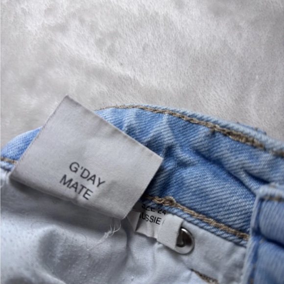 ROLLA'S Soft Blue Flare Jeans - Picture 4 of 8